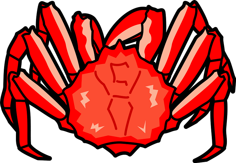 Red king crab clipart. Free download transparent .PNG Creazilla