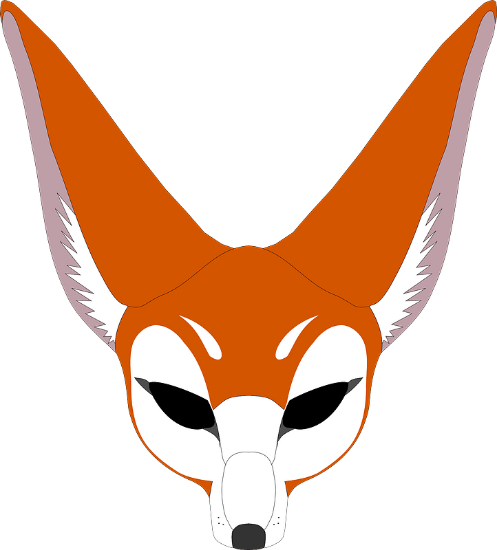 Fox mask clipart. Free download transparent .PNG Creazilla