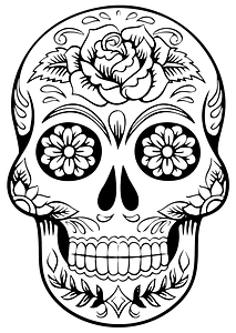 Sugar skull clipart