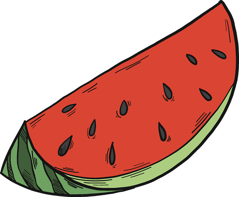 Scheibe Wassermelone clipart