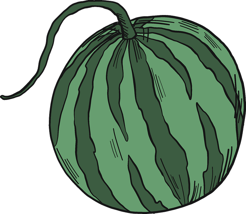 Vattenmelon clipart