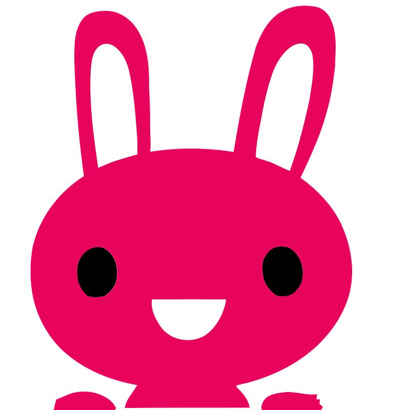Pink bunny clipart. Free download transparent .PNG | Creazilla