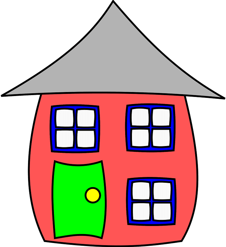 Red House clipart. Free download transparent .PNG Creazilla