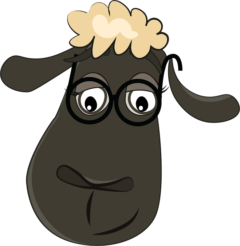 Sheep head clipart. Free download transparent .PNG Creazilla