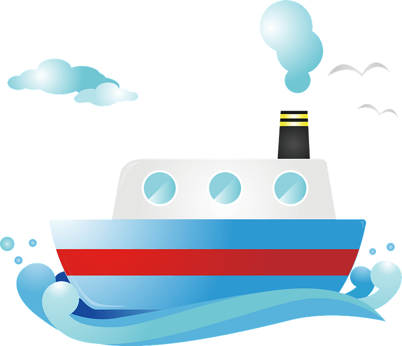 Steamboat clipart. Free download transparent .PNG | Creazilla