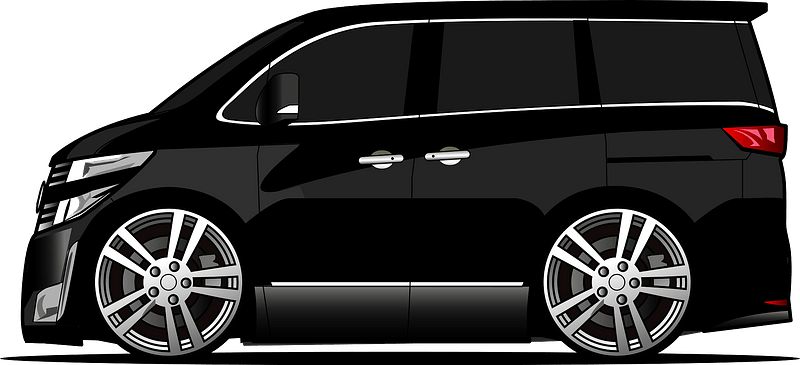 Nissan elgrand car clipart