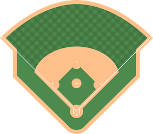 Baseball ground sports immagine clipart