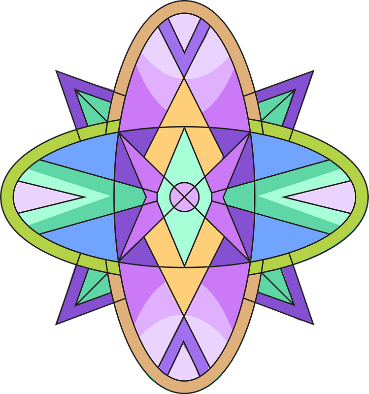 Kaleidoscope clipart. Free download transparent .PNG | Creazilla