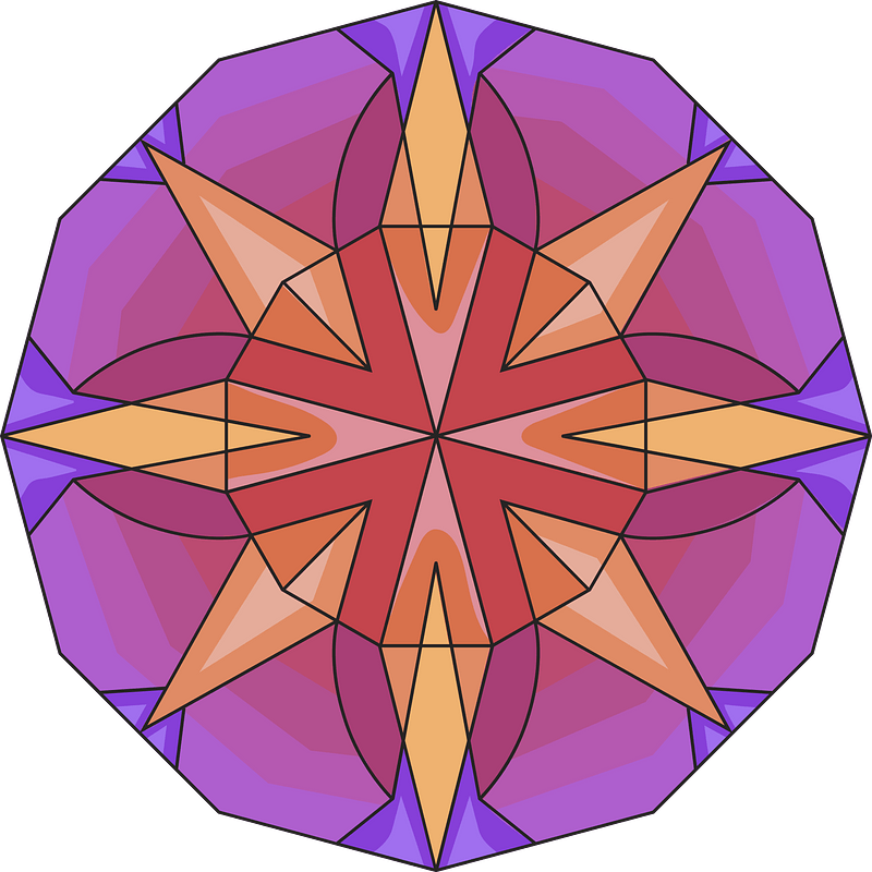 Kaleidoscope clipart. Free download transparent .PNG Creazilla