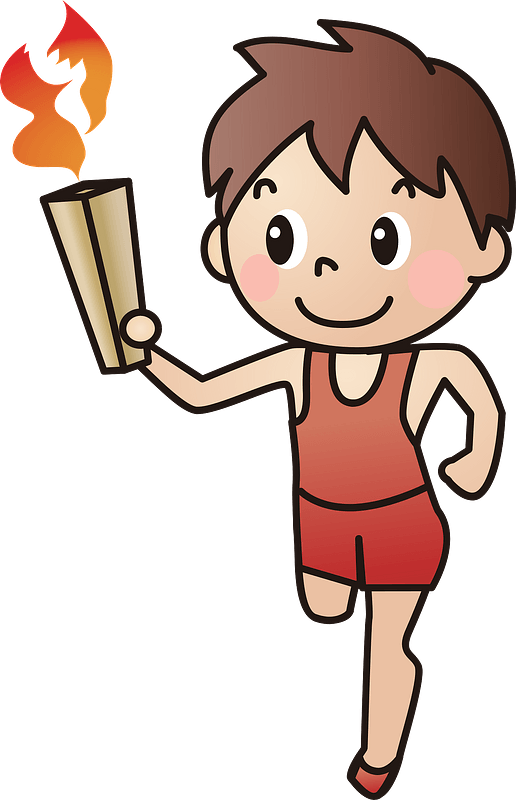 Olympic torch relay clipart. Free download transparent .PNG Creazilla