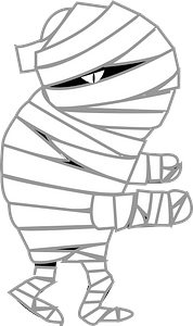 Mummy monster clipart