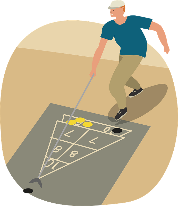 Shuffleboard clipart. Free download transparent .PNG Creazilla