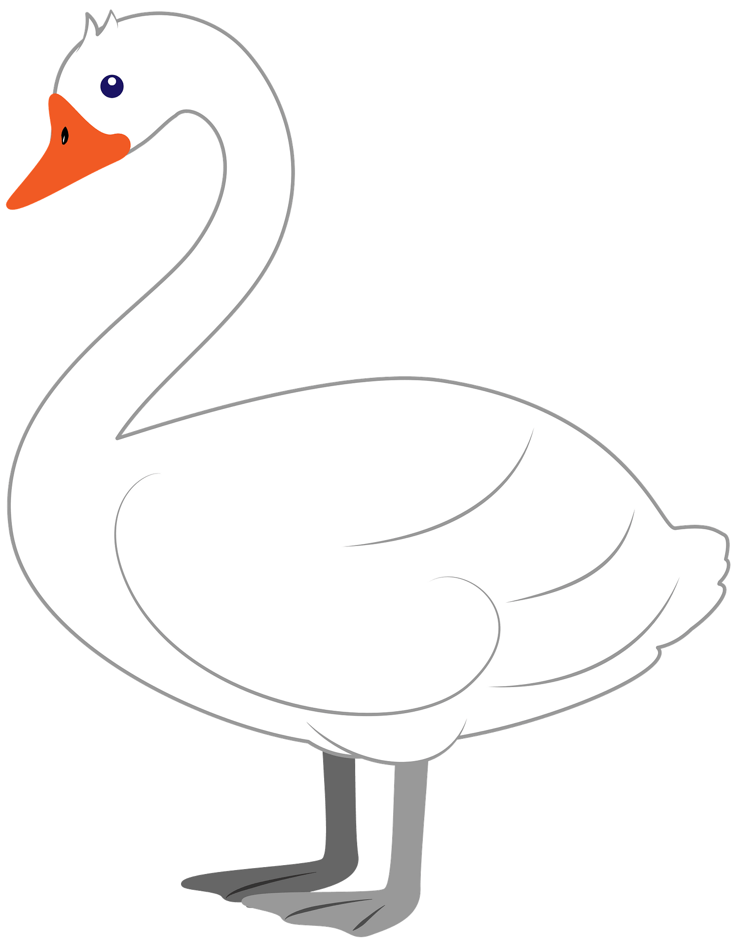 Swan,Crane,Crane Watercolor,Swan clipart,swan painting,Crane art,Print WallArt,Hand painted,InstantDownload,Digital PNG