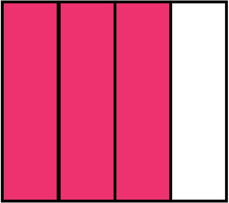 Pink Rectangle Fraction 3:4 clipart. Free download transparent .PNG ...
