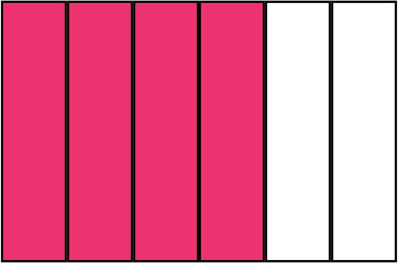 Pink Rectangle Fraction 4:6 clipart. Free download transparent .PNG ...