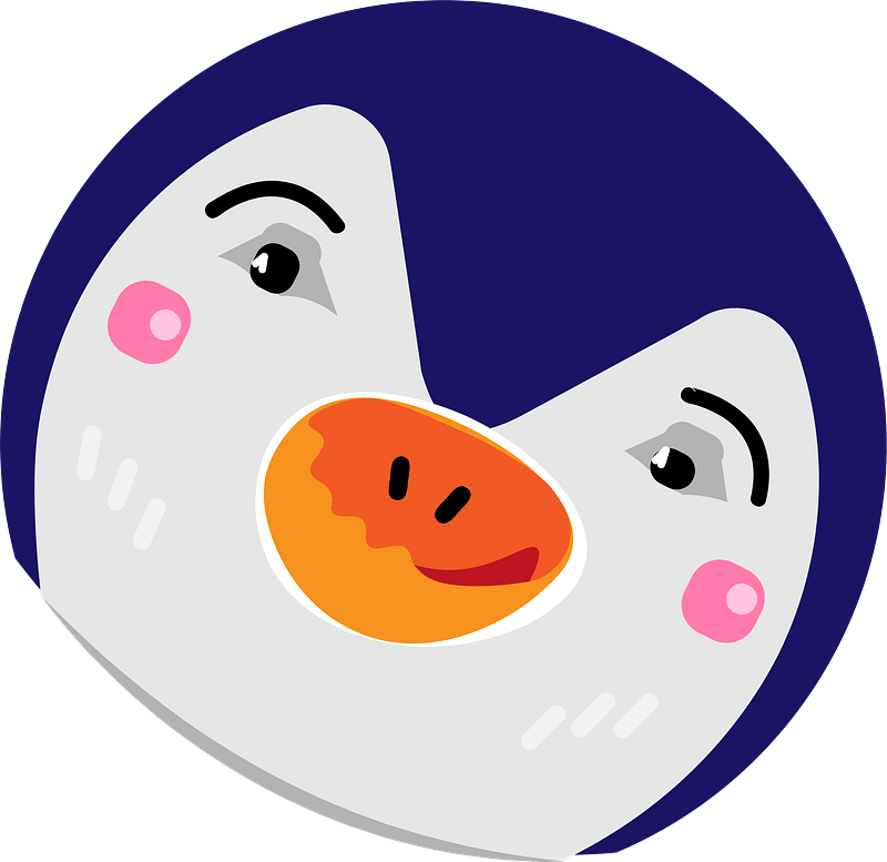Penguin head clipart. Free download transparent .PNG Creazilla