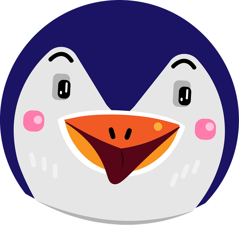 Penguin head clipart. Free download transparent .PNG Creazilla