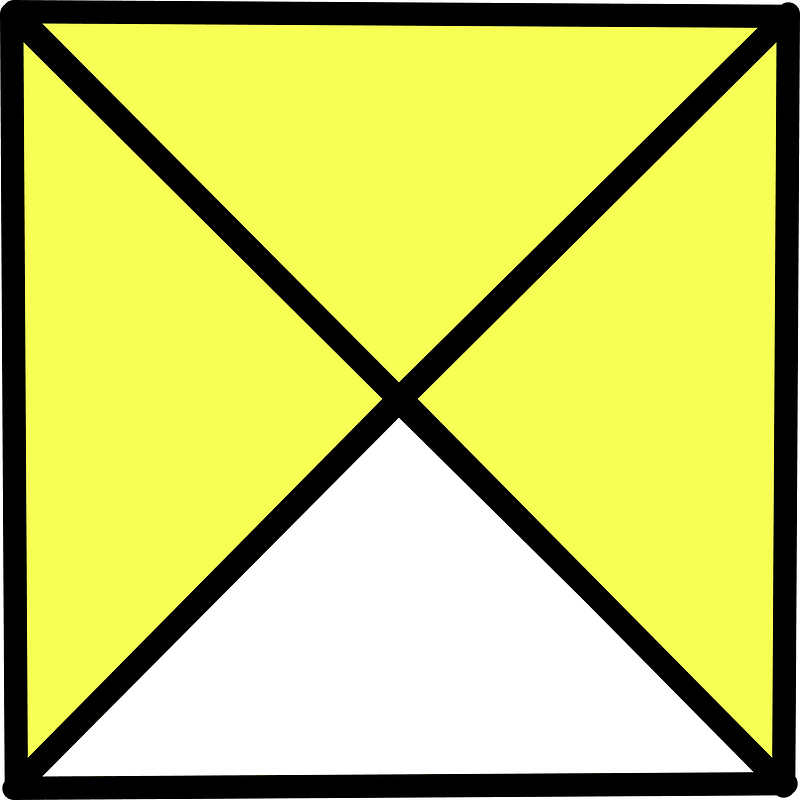 Yellow Square Fraction 3:4 clipart. Free download transparent .PNG ...