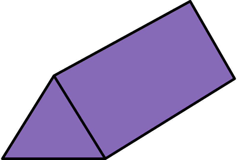 Violet Triangular prism clipart. Free download transparent .PNG Creazilla