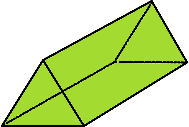 Lime Triangular prism clipart. Free download transparent .PNG Creazilla