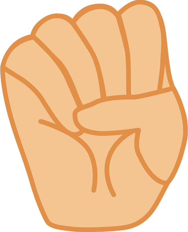 0 Fingers (Medium Light skin) clipart. Free download transparent .PNG ...