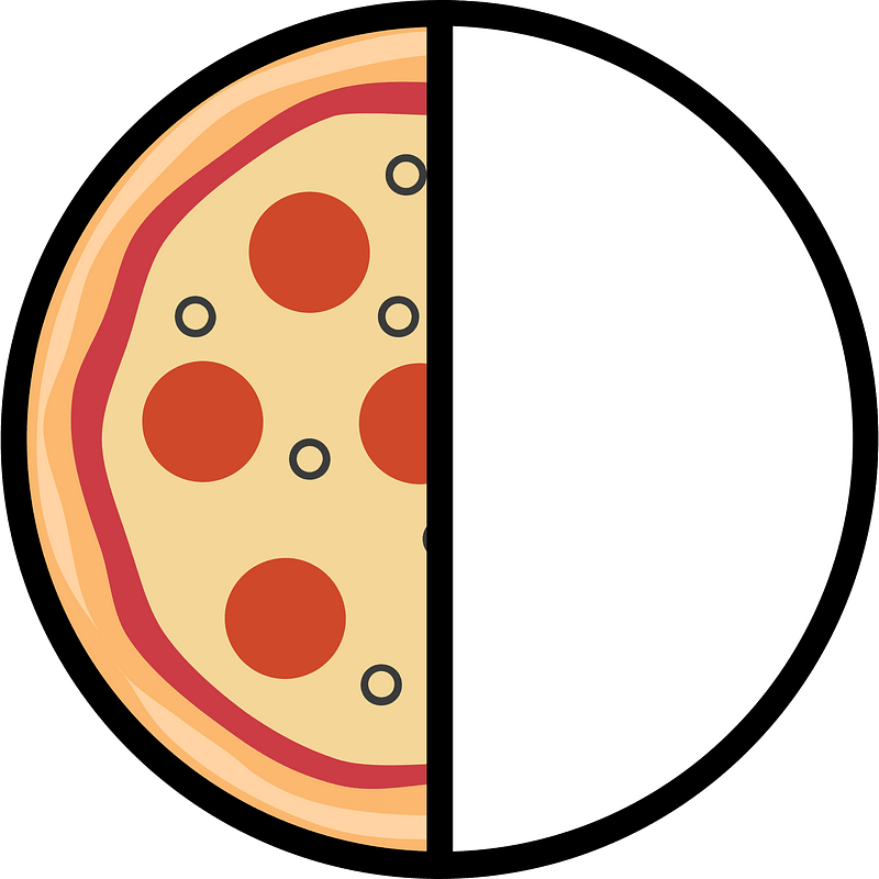 Pizza Fractions 12 clipart. Free download transparent .PNG Creazilla