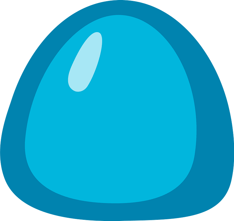 CeruleanBlue hard candy clipart. Free download transparent .PNG