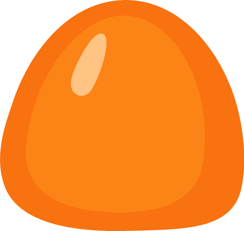 Orange hard candy clipart. Free download transparent .PNG Creazilla