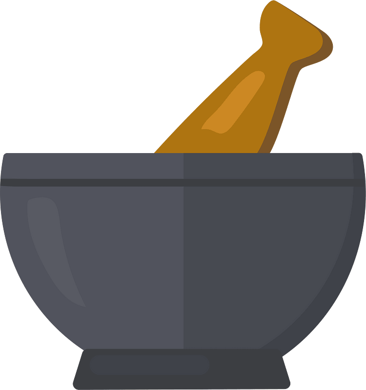 Mortar and pestle clipart. Free download transparent .PNG Creazilla