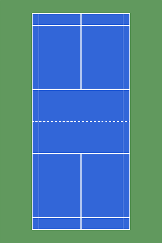 Badminton Court 클립 아트