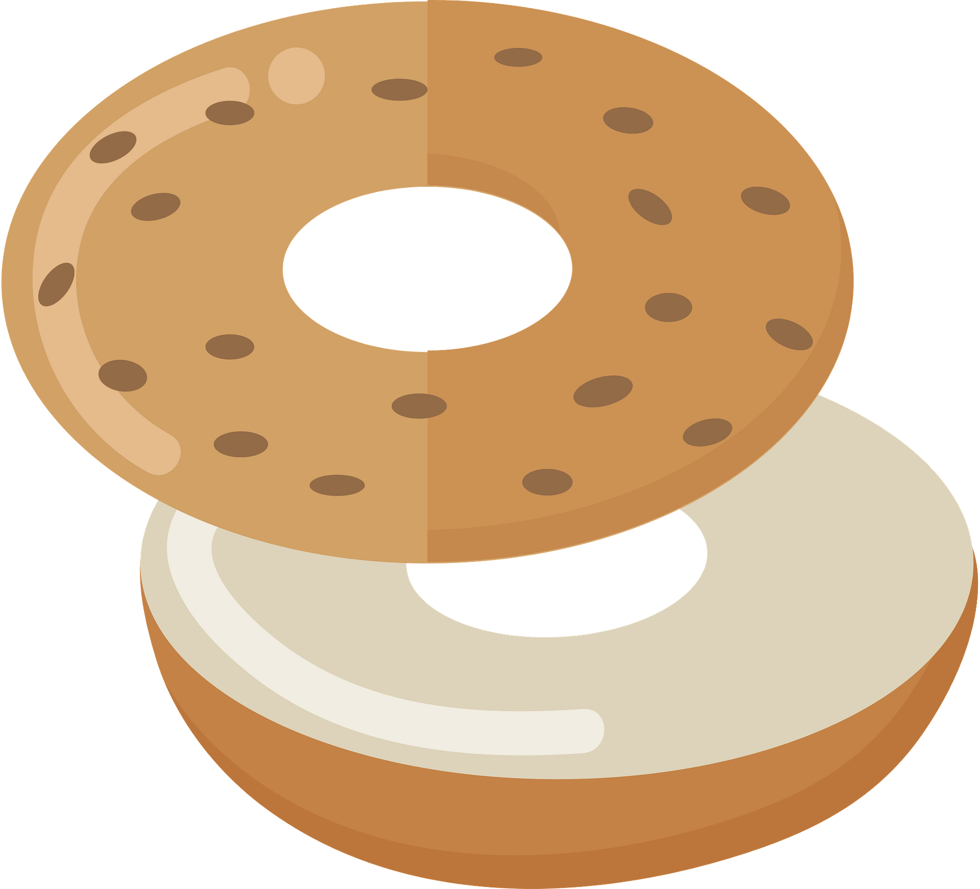 Bagel Clipart Free Cliparts Png Bagel Clipart Bagel Background The