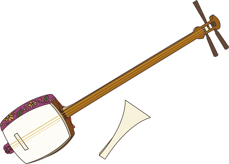 Shamisen immagine clipart