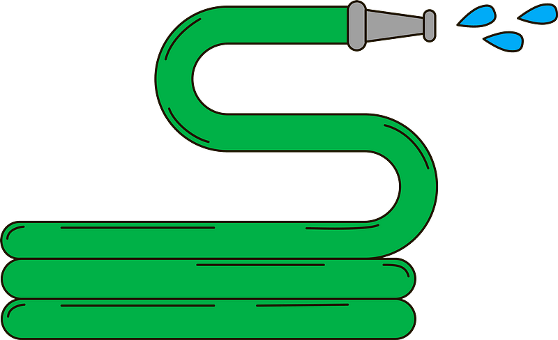 Water hose clipart