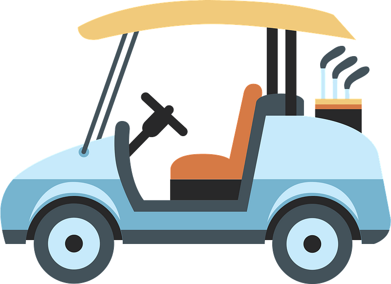 Golf Buggie Golf Cart Clipart Full Size Clipart 488577 | Images and