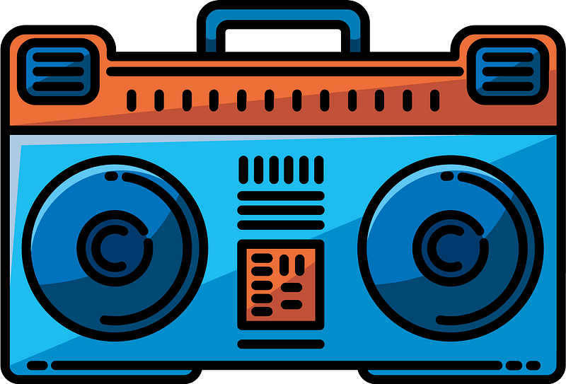 Ghettoblaster clipart