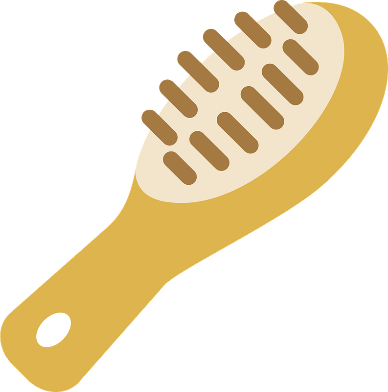 Hair brush clipart. Free download transparent .PNG | Creazilla