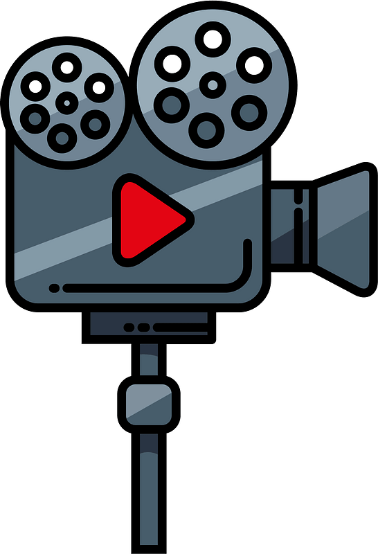 Movie camera clipart. Free download transparent .PNG Creazilla