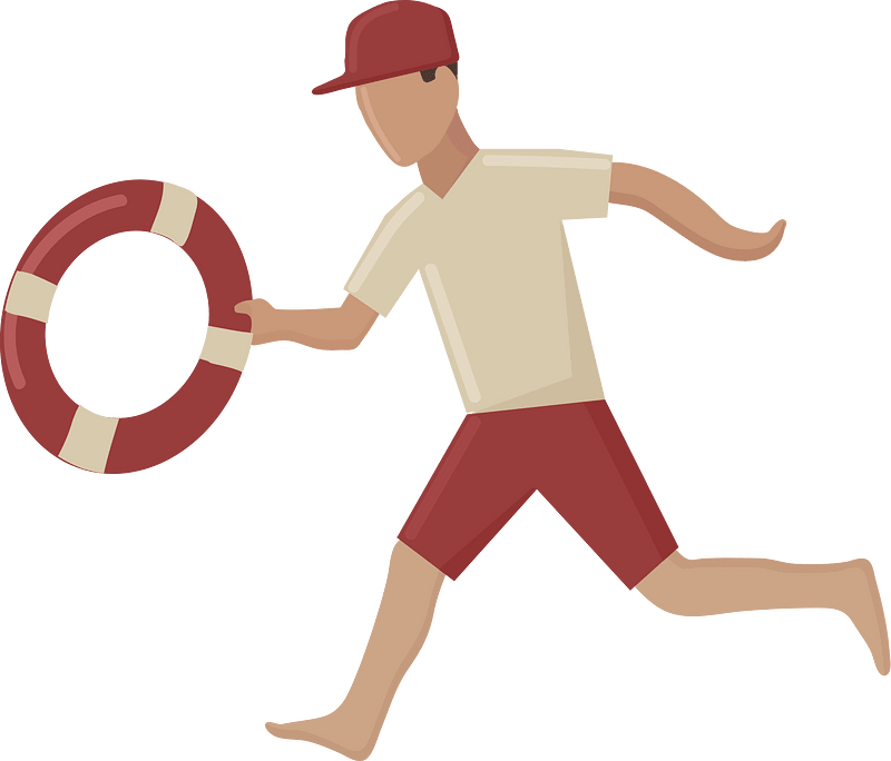 Lifeguard clipart