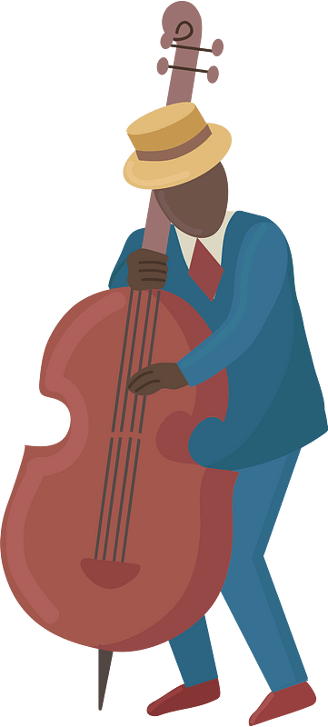 Jazz musician clipart