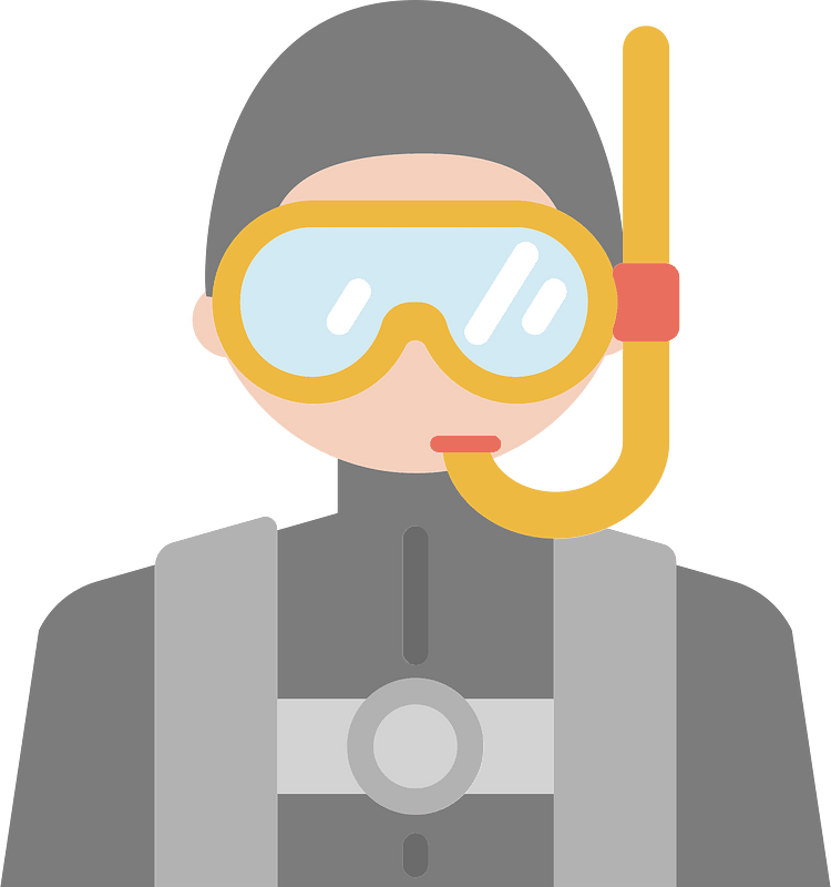 Scuba diver clipart. Free download transparent .PNG Creazilla