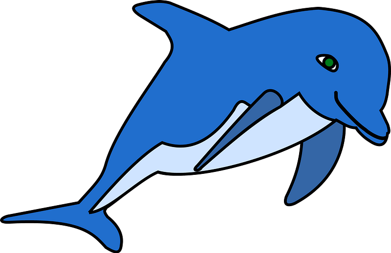 Cute dolphin clipart. Free download transparent .PNG Creazilla