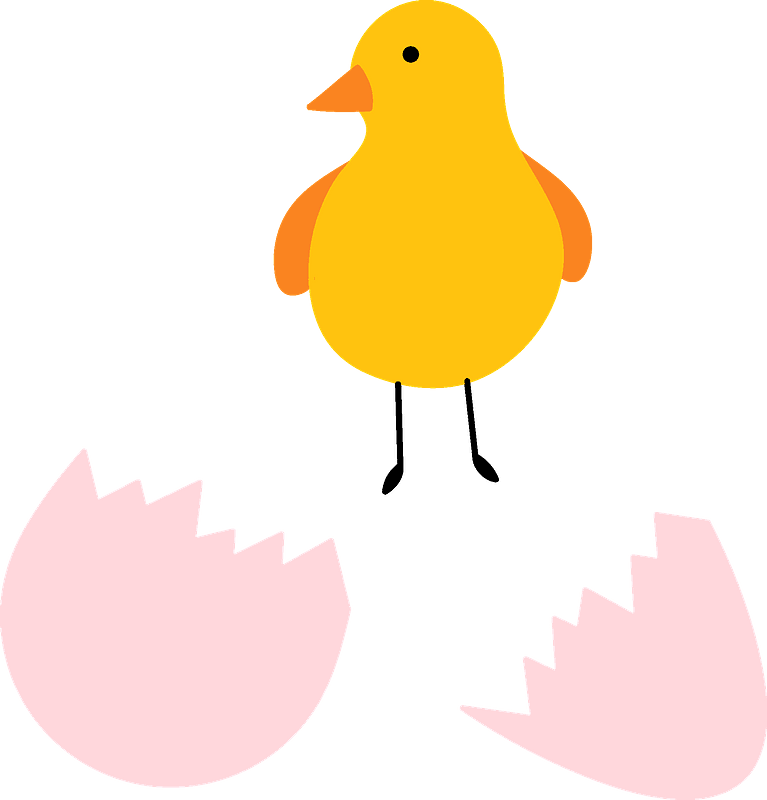 Poussin de Pâques clipart