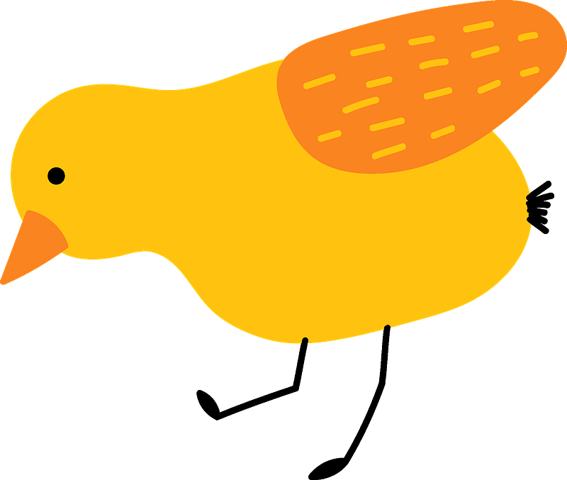 Pollito de pascua clipart