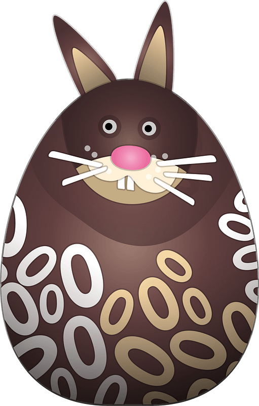 Smiling chocolate bunny clipart. Free download transparent .PNG Creazilla