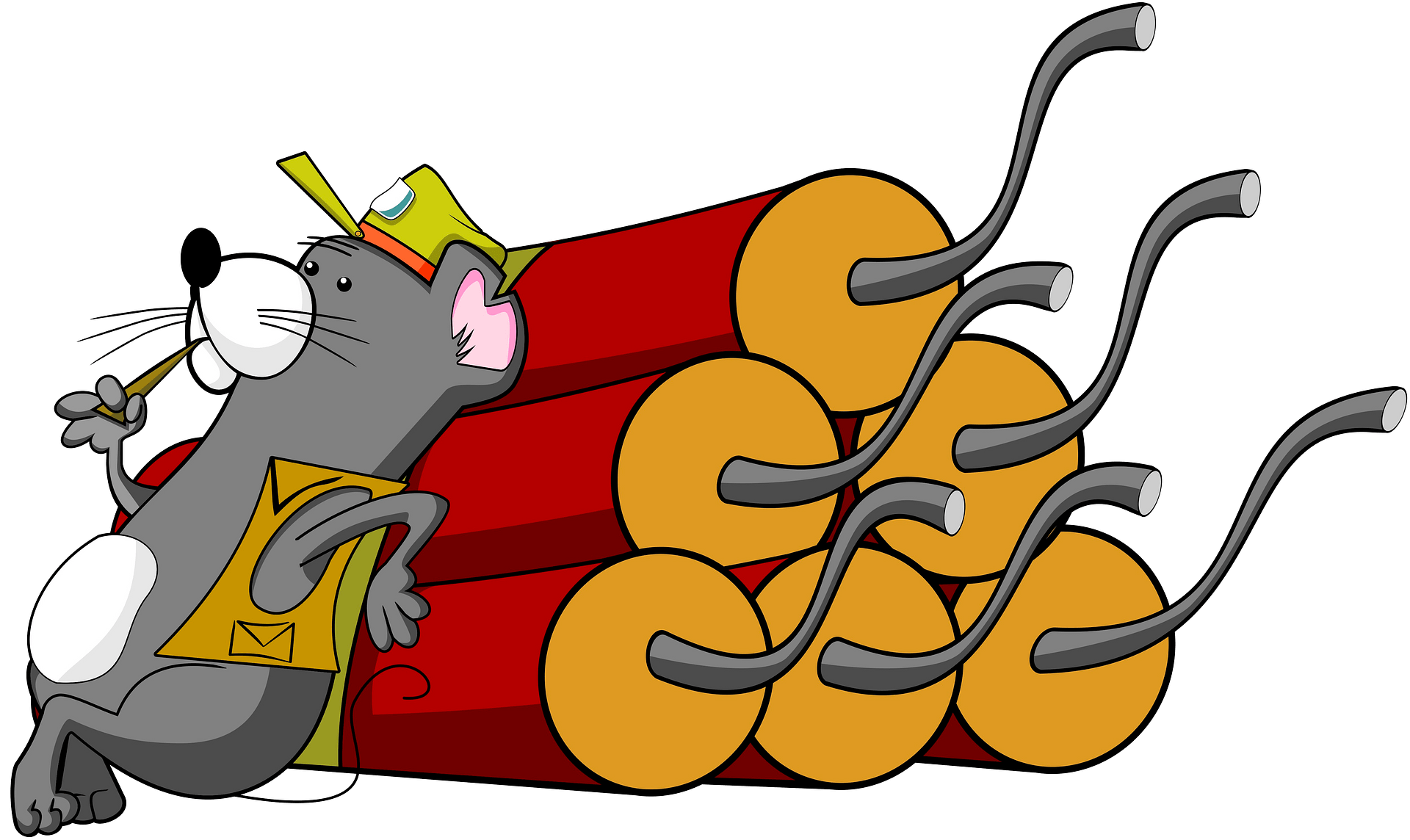 Cartoon Mouse With Dynamite Clipart Free Download Transparent Png Creazilla