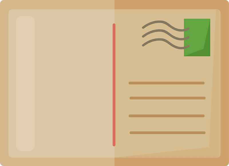 Postcard clipart. Free download transparent .PNG Creazilla