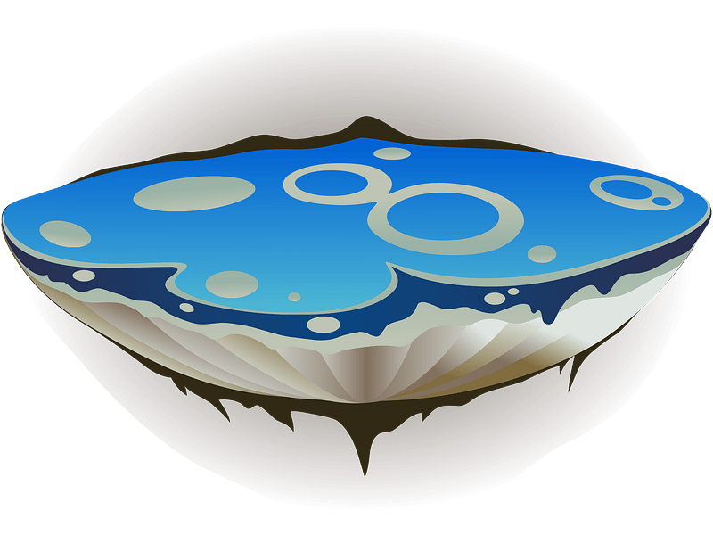 Blue fantasy platform clipart. Free download transparent .PNG Creazilla