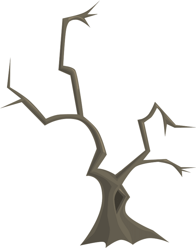 Dry thin brown tree clipart. Free download transparent .PNG Creazilla