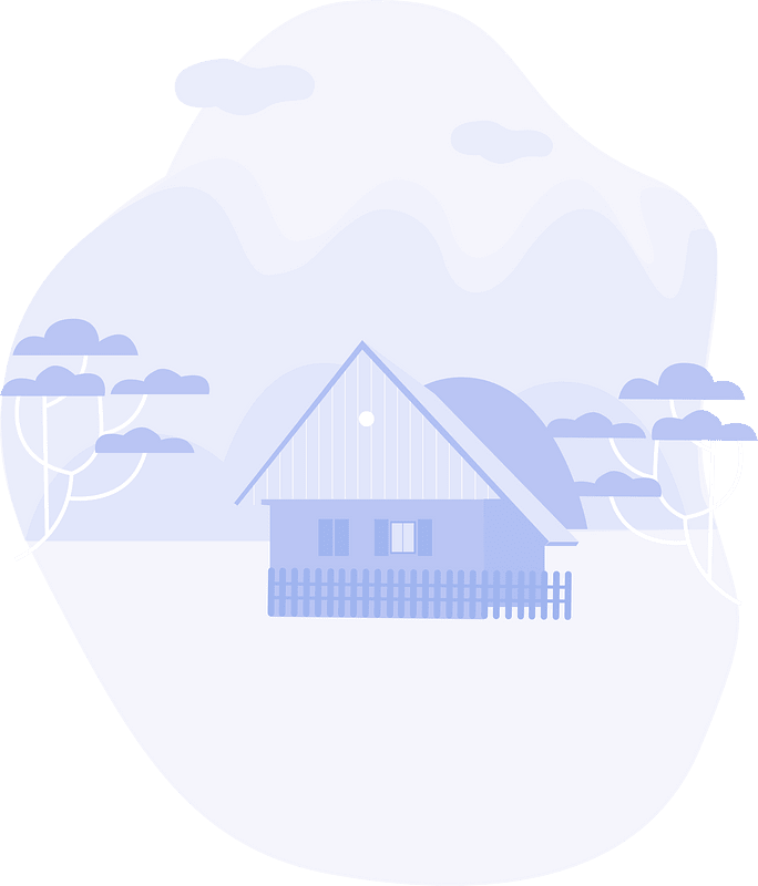 Village house background clipart. Free download transparent .PNG