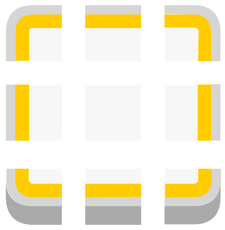 Yellow frame clipart. Free download transparent .PNG Creazilla